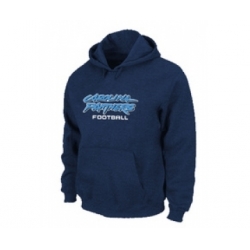 Carolina Panthers Authentic font Pullover Hoodie D.Blue