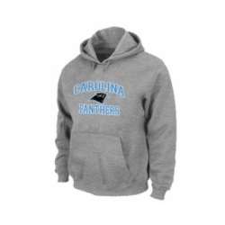 Carolina Panthers Heart & Soul Pullover Hoodie Grey