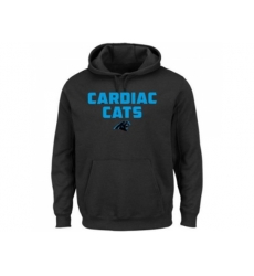 Carolina Panthers Majestic Black Hot Phrase Pullover Hoodie