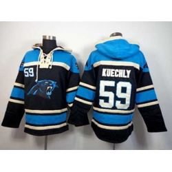 nike nfl jerseys carolina panthers #59 kuechly blue-black[pullover hooded sweatshirt]