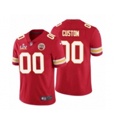 Kansas City Chiefs #00 Custom Red 2021 Super Bowl LV Jersey