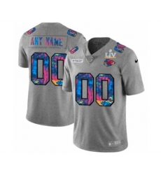 Kansas City Chiefs Custom Gray Crucial Catch Super Bowl LV Jersey