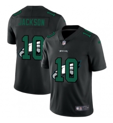 Philadelphia Eagles #10 Desean Jackson Men Nike Team Logo Dual Overlap Limited NFL Jersey Black