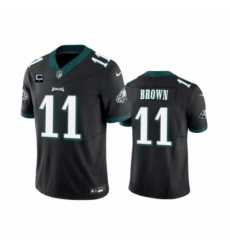 Philadelphia Eagles #11 A. J. Brown Black 2023 F.U.S.E. 4-Star C Vapor Untouchable Limited Football Stitched Jersey