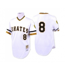1971 Pittsburgh Pirates #8 Willie Stargell Authentic White Throwback Baseball Jersey 1971 Pittsburgh Pirates #8 Willie Stargell Authentic White Throwback Baseball Jersey