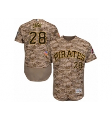 Pittsburgh Pirates #28 John Jaso Camo Flexbase Authentic Collection MLB Jersey