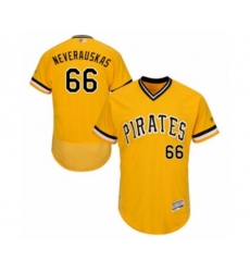Pittsburgh Pirates Dovydas Neverauskas Gold Alternate Flex Base Authentic Collection Baseball Player Jersey
