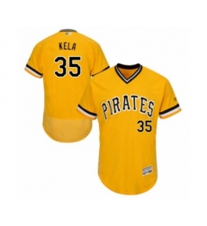 Pittsburgh Pirates Keone Kela Gold Alternate Flex Base Authentic Collection Baseball Player Jersey