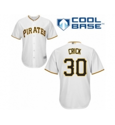 Pittsburgh Pirates Kyle Crick Replica White Home Cool Base Baseball Player Jersey
