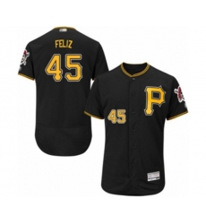 Pittsburgh Pirates Michael Feliz Black Alternate Flex Base Authentic Collection Baseball Player Jersey