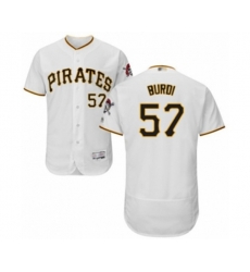 Pittsburgh Pirates Nick Burdi White Home Flex Base Authentic Collection Baseball Player Jersey Pittsburgh Pirates Nick Burdi White Home Flex Base Authentic Collection Baseball Player Jersey
