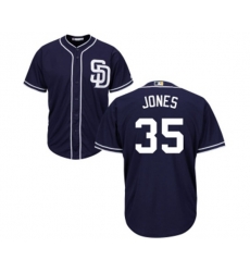 San Diego Padres #35 Randy Jones Replica Navy Blue Alternate 1 Cool Base MLB Jersey