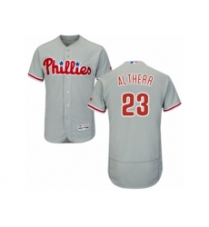 Philadelphia Phillies #23 Aaron Altherr Grey Flexbase Authentic Collection MLB Jersey