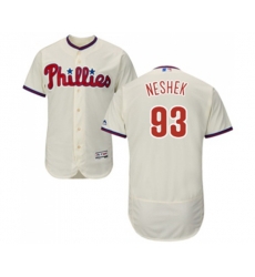 Philadelphia Phillies #93 Pat Neshek Cream Alternate Flex Base Authentic Collection Baseball Jersey