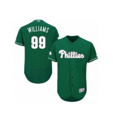 Philadelphia Phillies #99 Mitch Williams Green Celtic Flexbase Authentic Collection MLB Jersey