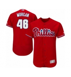 Philadelphia Phillies Adam Morgan Red Alternate Flex Base Authentic Collection Baseball Player Jersey