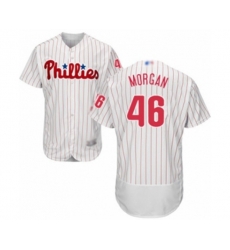 Philadelphia Phillies Adam Morgan White Home Flex Base Authentic Collection Baseball Player Jersey