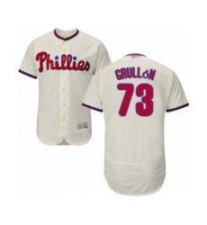 Philadelphia Phillies Deivy Grullon Cream Alternate Flex Base Authentic Collection Baseball Player Jersey