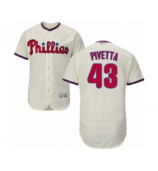Philadelphia Phillies Nick Pivetta Cream Alternate Flex Base Authentic Collection Baseball Player Jersey