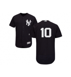 New York Yankees #10 Phil Rizzuto Navy Flexbase Authentic Collection MLB Jersey