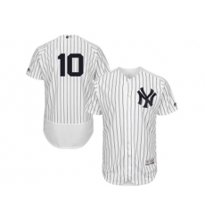 New York Yankees #10 Phil Rizzuto White Navy Flexbase Authentic Collection MLB Jersey
