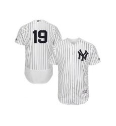 New York Yankees #19 Masahiro Tanaka White Navy Flexbase Authentic Collection MLB Jersey