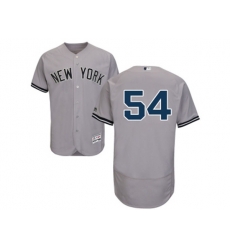 New York Yankees #54 Aroldis Chapman Grey Flexbase Authentic Collection MLB Jersey