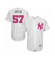 New York Yankees Chad Green Authentic White 2016 Mothers Day Fashion Flex Base Baseball Player Jersey