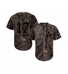 Los Angeles Dodgers #17 Joe Kelly Authentic Camo Realtree Collection Flex Base Baseball Jersey