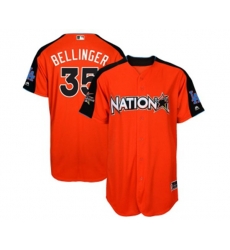 Los Angeles Dodgers #35 Cody Bellinger Replica Orange National League 2017 Baseball All-Star Baseball Jersey