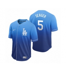Los Angeles Dodgers Corey Seager Royal Fade Nike Jersey