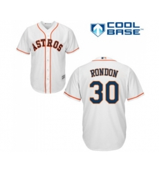 Houston Astros #30 Hector Rondon Replica White Home Cool Base MLB Jersey