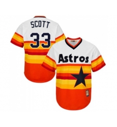 Houston Astros #33 Mike Scott Authentic Orange Cooperstown MLB Jersey Houston Astros #33 Mike Scott Authentic Orange Cooperstown MLB Jersey