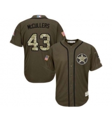 Houston Astros #43 Lance McCullers Authentic Green Salute to Service Baseball Jersey