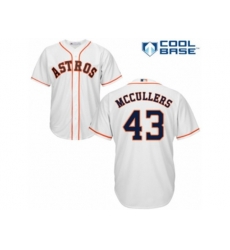 Houston Astros #43 Lance McCullers Authentic White Home Cool Base MLB Jersey
