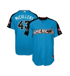Houston Astros #43 Lance McCullers Replica Blue American League 2017 Baseball All-Star Baseball Jersey