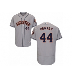 Houston Astros #44 Roy Oswalt Grey Flexbase Authentic Collection MLB Jersey