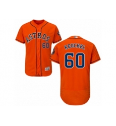 Houston Astros #60 Dallas Keuchel Orange Flexbase Authentic Collection MLB Jersey