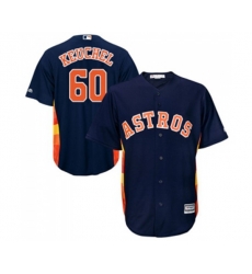 Houston Astros #60 Dallas Keuchel Replica Navy Blue Alternate Cool Base Baseball Jersey