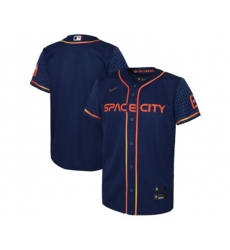 Houston Astros Blank Navy City Edition 2022 Game Stitched Baseball Jersey
