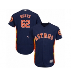 Houston Astros Dean Deetz Navy Blue Alternate Flex Base Authentic Collection Baseball Player Jersey