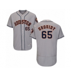 Houston Astros Jose Urquidy Grey Road Flex Base Authentic Collection Baseball Player Jersey