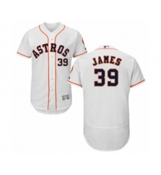 Houston Astros Josh James White Home Flex Base Authentic Collection Baseball Player Jersey