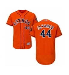 Houston Astros Yordan Alvarez Orange Alternate Flex Base Authentic Collection Baseball Player Jersey
