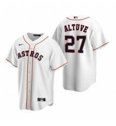 Nike Houston Astros #27 Jose Altuve White Home Stitched Baseball Jersey