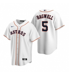 Nike Houston Astros #5 Jeff Bagwell White Home Stitched Baseball Jersey