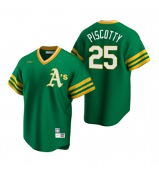 Nike Oakland Athletics #25 Stephen Piscotty Kelly Green Cooperstown Collection Road Stitched Baseball Jersey