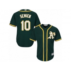 Oakland Athletics #10 Marcus Semien Replica Green Alternate 1 Cool Base MLB Jersey