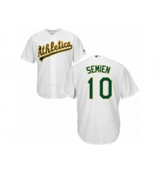 Oakland Athletics #10 Marcus Semien Replica White Home Cool Base MLB Jersey
