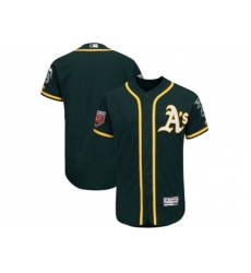 Oakland Athletics Customized Majestic Green 2018 Spring Training Flex Base Team Jersey